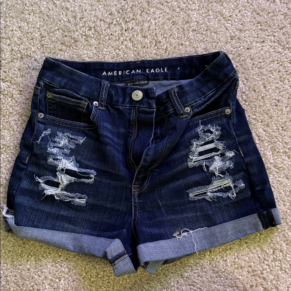 American Eagle Blue Denim Shorts